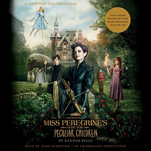 The audiobook artwork for Miss Peregrine&rsquo;s Home for Peculiar Children as part of the Halloween audiobook Halloween recommendations for kids
