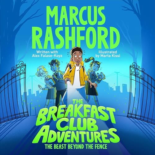 The audiobook artwork for The Breakfast Club Adventures: The Beast Beyond the Fence as part of the Halloween audiobook Halloween recommendations for kids