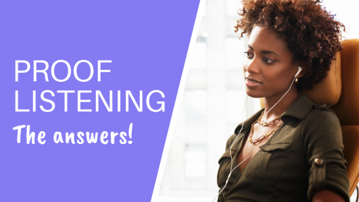 What is proof listening? Our audiobook producer reveals all the secrets!